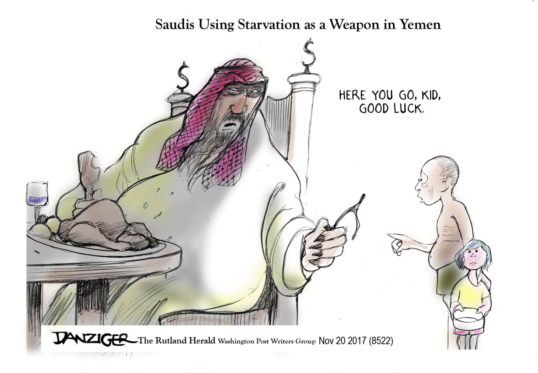 Jeff Danziger cartoon